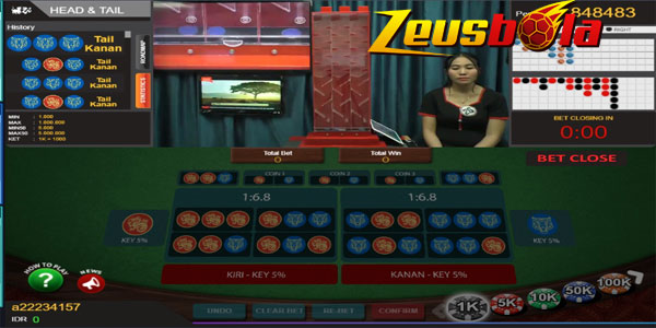 Panduan Cara bermain Permainan Head Tail Live Casino