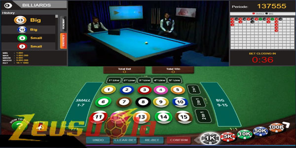 Panduan Cara bermain Permainan billiard Di Live Casino