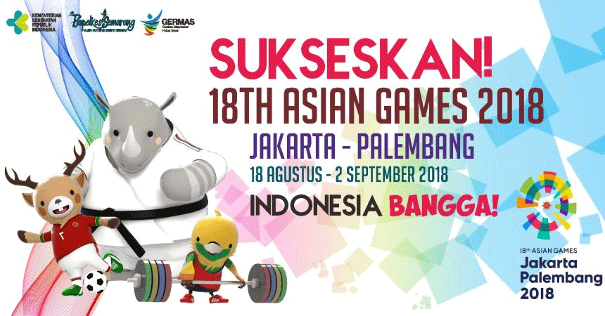 Sukseskan Asian Games 2018 Indonesia